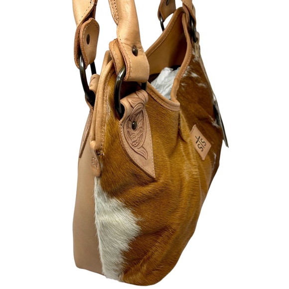 NWT - Yipee Kiyay Cowhide Hobo by STS - Picture 4 of 11